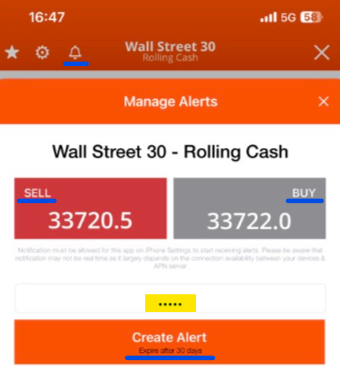 create alert 3
