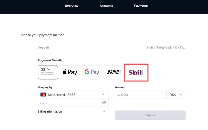 skrill deposit 1